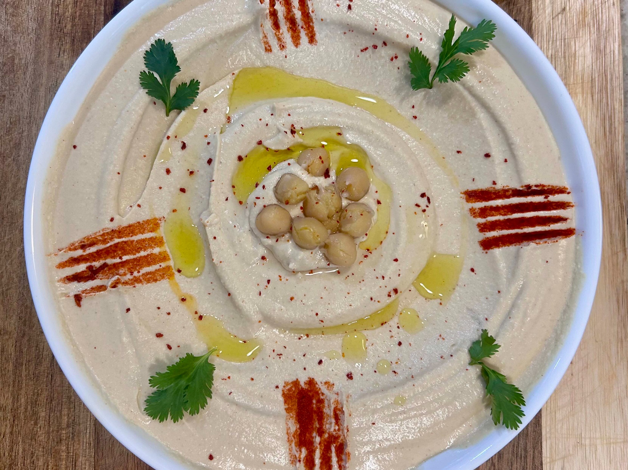 Light Chickpea Hummus