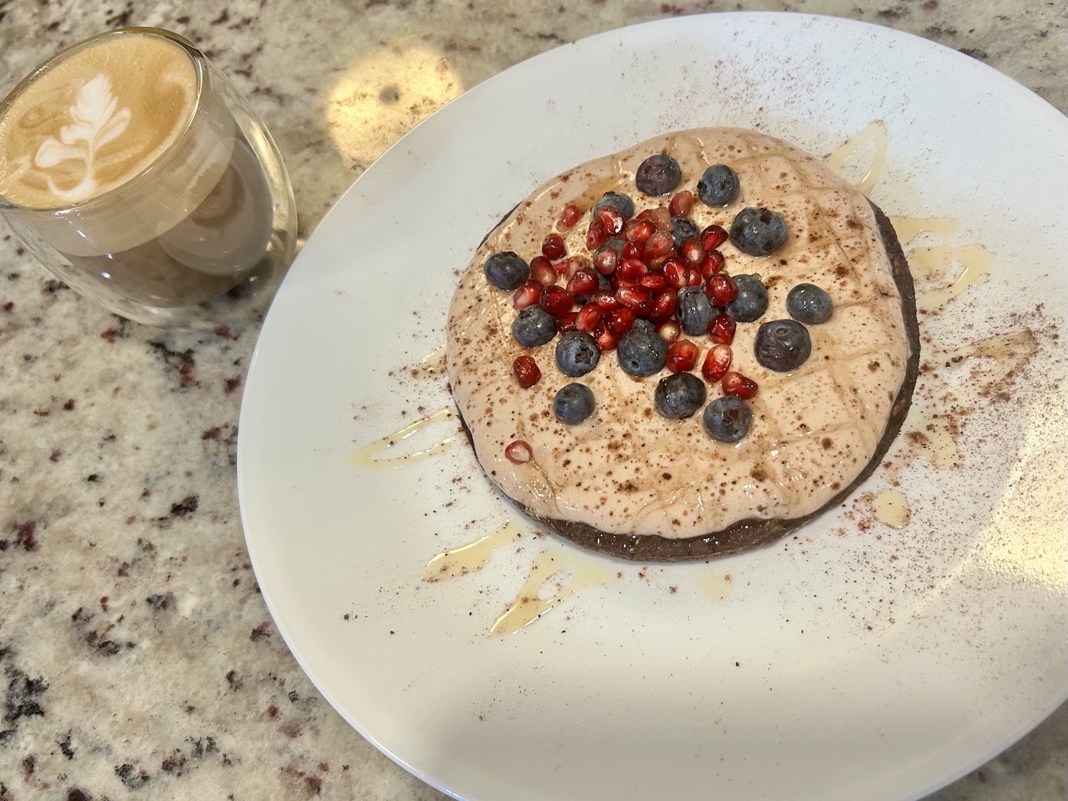 Tiramisu-Brownie Baked Oats