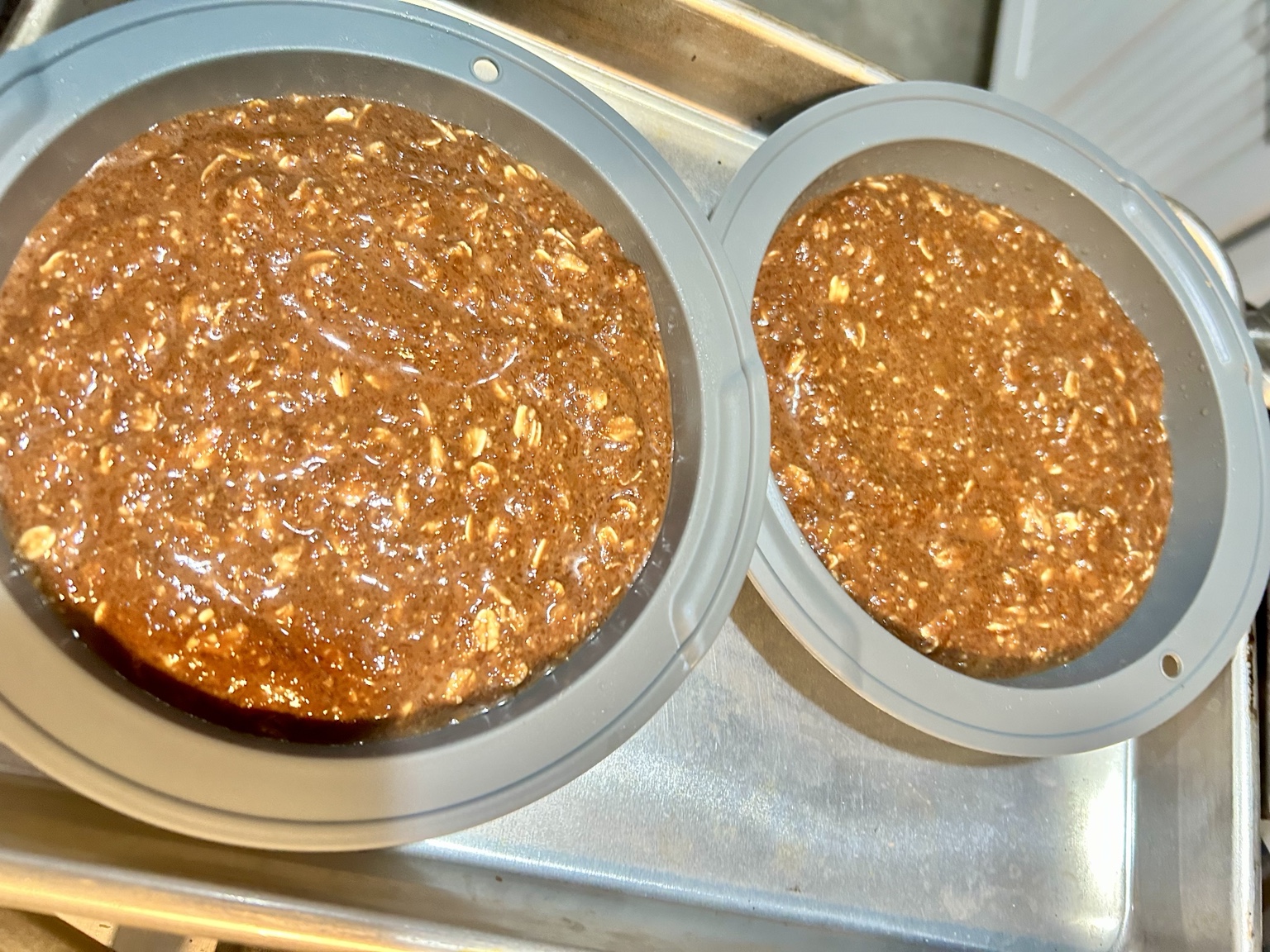 Tiramisu-Brownie Baked Oats