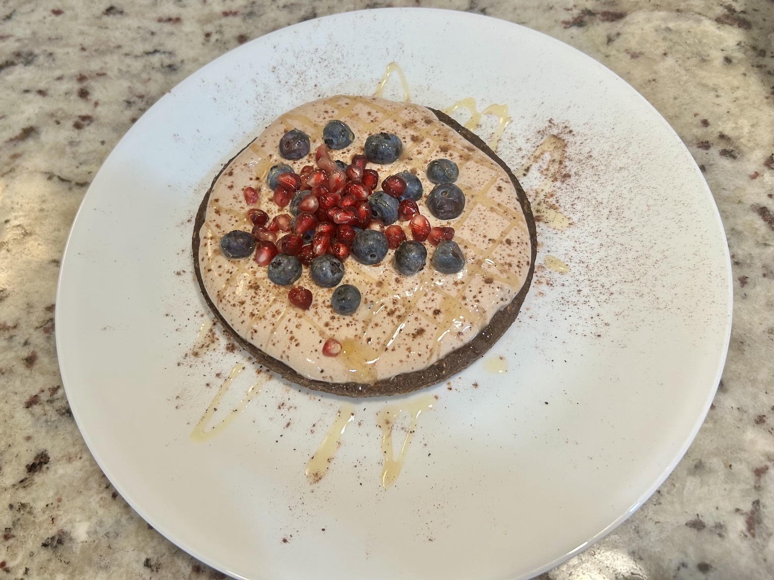 Tiramisu-Brownie Baked Oats