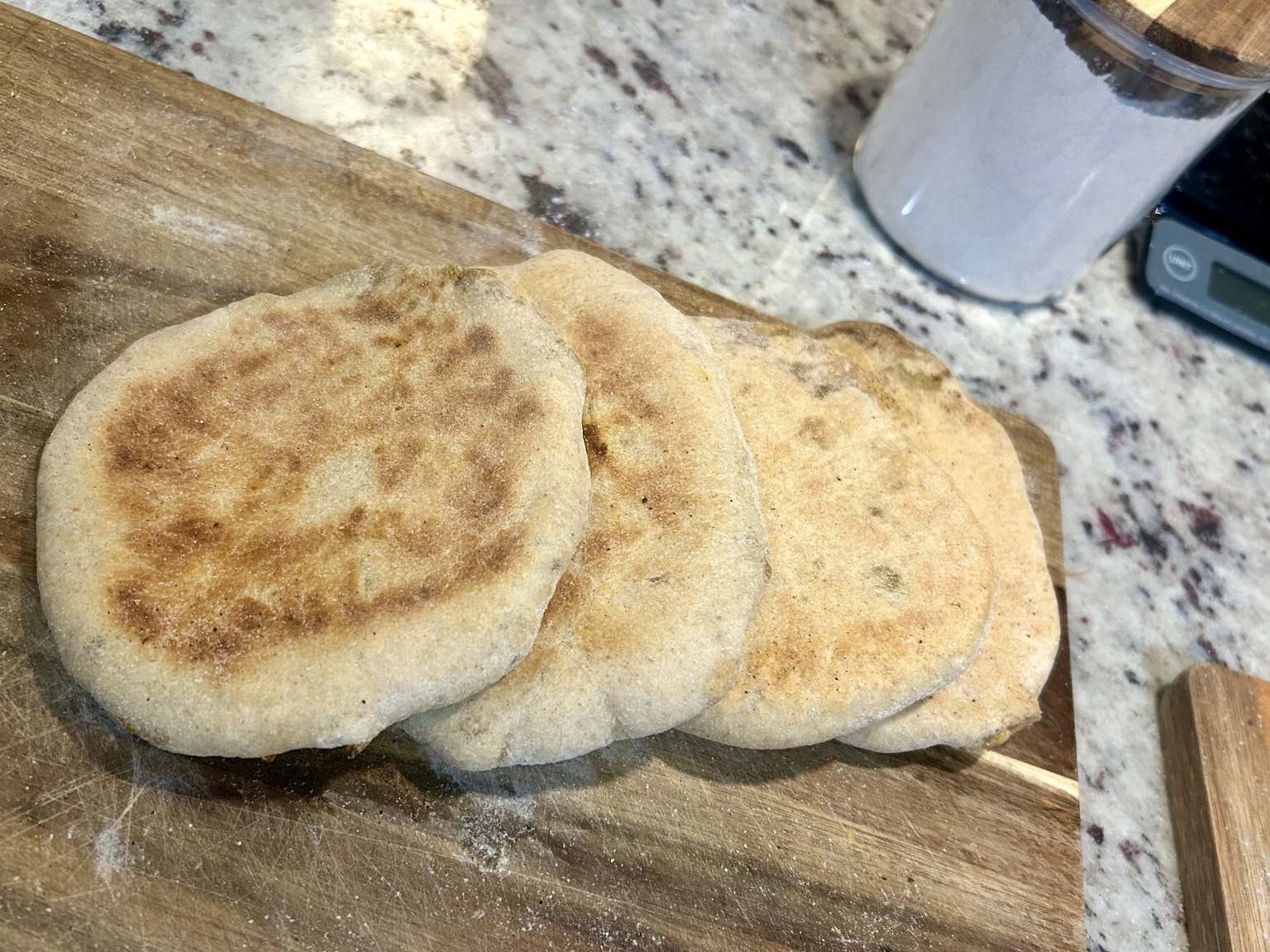 Indian stuffed parathas made from universal discard dough